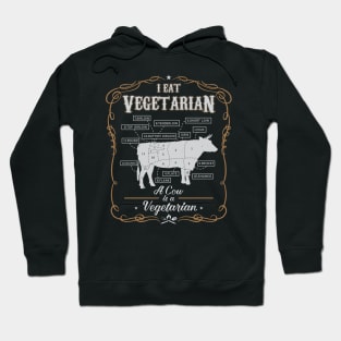 BBQ Funny Tee - "I Eat Vegetarian" Hoodie